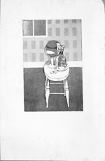 8951.Stool-Etching.1974.38x25cm